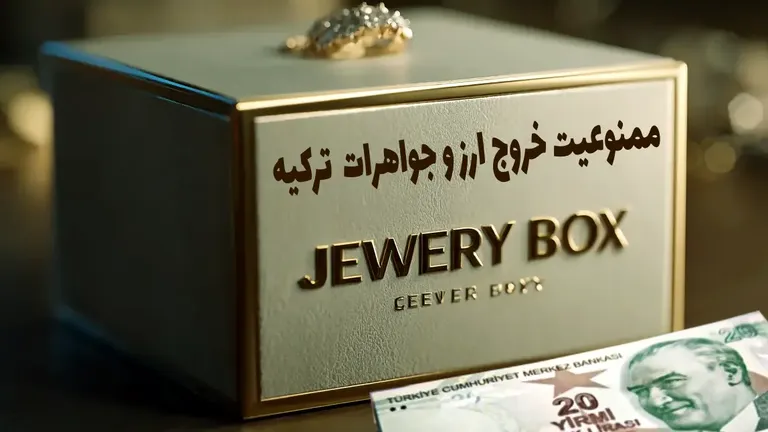ممنوعیت خروج ارز لیر و جواهرات ترکیه